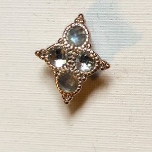 Petite Gold Teal Earrings *NEW*